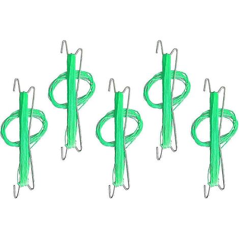 Crochets pour plantes grimpantes, support pour tomates, ficelle de support pour plantes grimpantes : toute plante pouvant être palissée verticalement peut être soutenue par un support aérien.-green