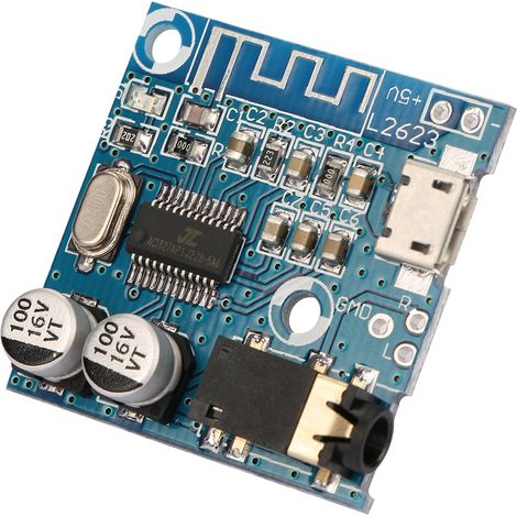 Carte décodeur audio Bluetooth, module amplificateur de puissance audio sans perte pour haut-parleurs de voiture (1/5)