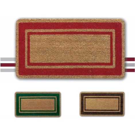 Tappeto Zerbino fuoriporta mister in fibra di cocco super 60 x 120 cm 3 Colori (1/2)