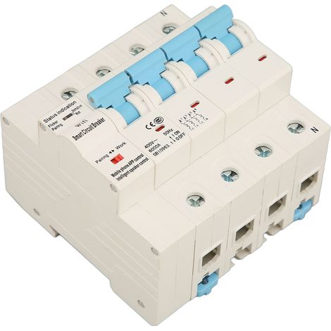 Disjoncteur WiFi Rail DIN Protection Fuite Interrupteur Différentiel 4P 100A AC400V Maison Dormoir (1/5)