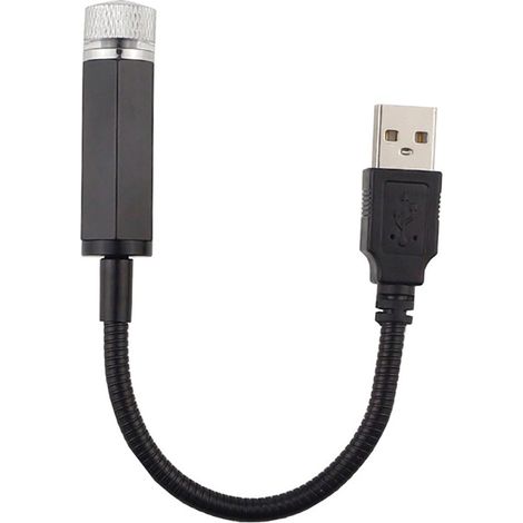 Lampe De Projection Étoilée - Pour Intérieur De Voiture - Effet Ciel Étoilé - Alimentée Par USB - 1 Pièce (1/5)