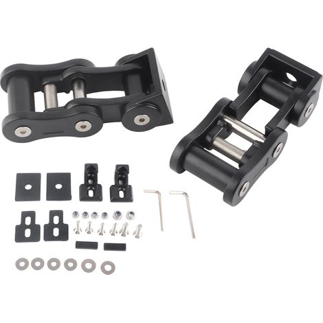 Paire de Loquets de Capot en Alliage d'Aluminium CNC pour Jeep Wrangler JK/JKU 2007-2018 (1/5)