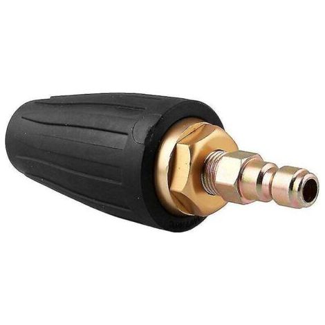 Hochdruckreiniger-Turbodüse, 3000 PSI rotierende Turbodüse mit Schnellanschlussstecker, 3,0 Öffnung 3,0 Gpm Turbo-Sprühdüse für die Autogartenreinigung (1/5)