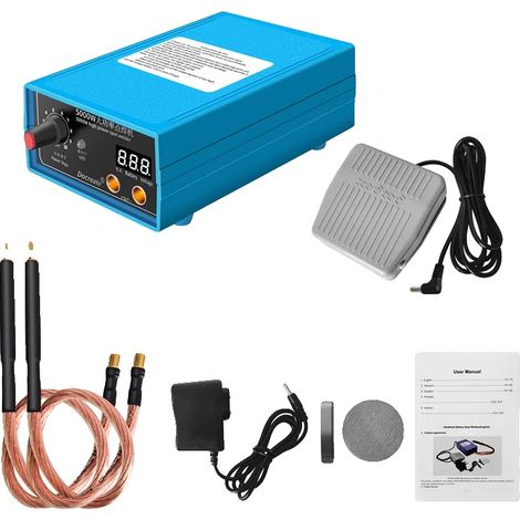 Soldadora por puntos, diseño portátil, alto rendimiento, 5000 W (1/2)