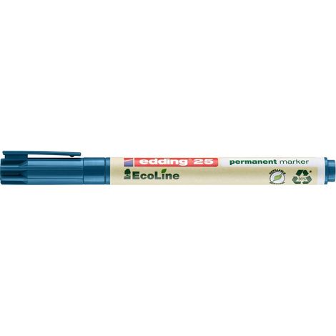 Edding e-25 EcoLine 4-25003 Marqueur permanent bleu résiste à l'eau: oui (1/2)
