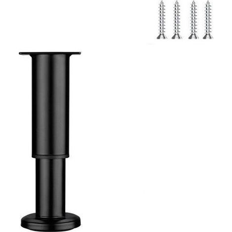 Pied de Meuble Rond Réglable en Hauteur (18-30 cm) - Support pour Commode, Table et Canapé (1/5)