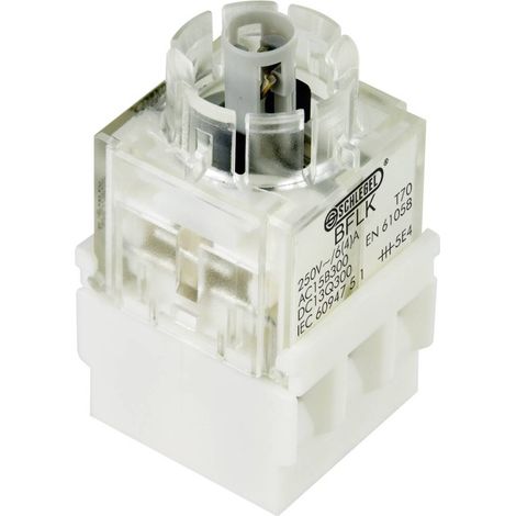 Schlegel BFL5K Elemento di contatto con portalampada 1 NC, 1 NA Permanente 250 V 1 pz. (1/2)