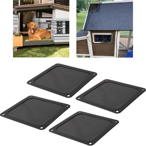 Magnetischer Staubfilter für 120-mm-PVC-PC-Lüfter – 4er-Pack für PC-Lüftungsgitter und Hühnerställe (1/5)
