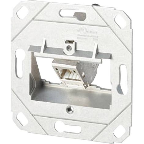 Prise réseau encastré insert CAT 6a 1 port Metz Connect 130B11D11200-E R01254 (1/2)