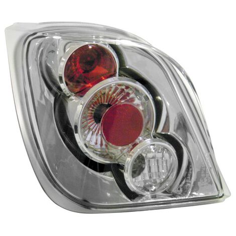 Coppia fanali posteriori - compatibile per Ford Fiesta III (1/89-12/95 ) - Cromo