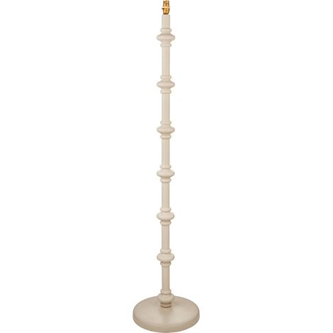 Base lampada da terra legno bianco mandorla B22 Endon (1/5)