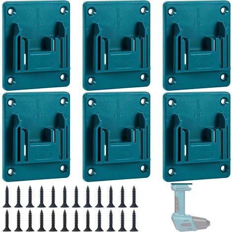 Supports de Batterie pour Makita 18 V Porte-Outils de Batterie pour BL1860 BL1850 BL1840 BL1830 avec 10 Vis 6 Pièce (1/5)