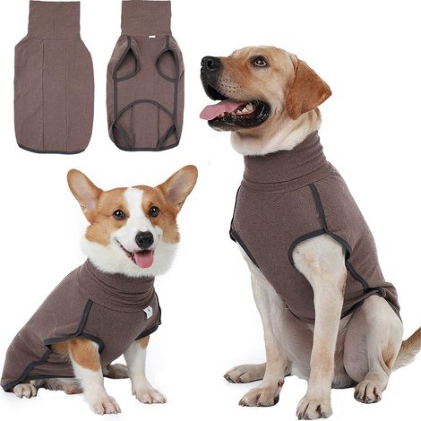Pull pour chien, manteau polaire pour chien, pull pour chien, pull pour chiens de petite, moyenne et grande taille, pull chaud et léger pour chien, manteau d'hiver pour chien, manteau d'extérieur pour (1/5)