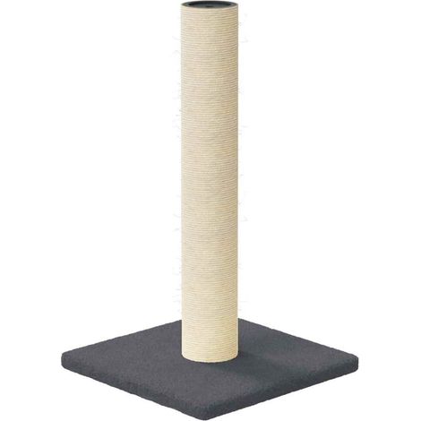 vidaXL Poste rascador para gatos gris oscuro 22x22x45 cm (1/2)