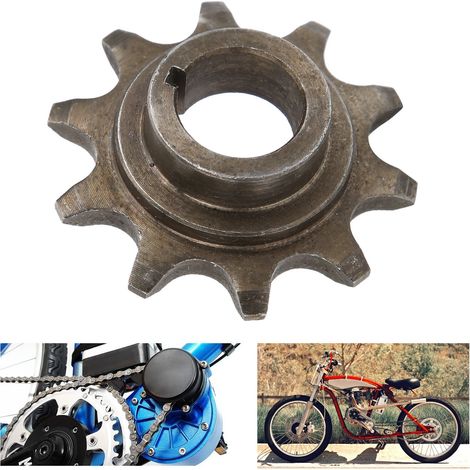 Pignon avant 10 dents pour vélos électriques 2 temps 48cc et 80cc (1/5)