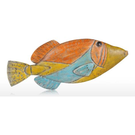 Fisch-Wandbehang, 6-teilige Wanddekoration aus Eisen, kreatives Ornament, Kunsthandwerk, Wanddekoration, Wandbehang, Meeresleben