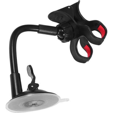 Support de Téléphone pour Jouer Guitare et Lire Paroles en Plastique Noir pour Guitare Ventouse, Rotation 360° pour Téléphone Portable (1/5)