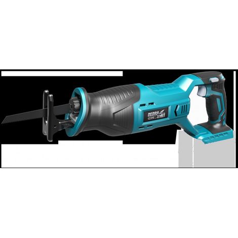 Scie sabre sans fil DEDRA 18 V : coupe précise des métaux et du bois (1/5)