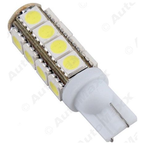 T10 5050 17LED Car Parking Light, Car LED License Plate Light, Reading Light, White (1/4)