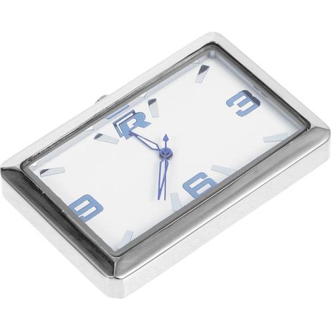 de voiture analogique carrée adhésive mini horloge de