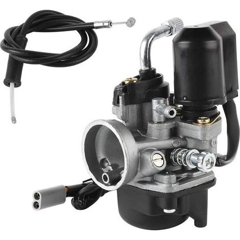 Carburateur, Carburateur de Remplacement Avec Passage de 17.5mm pour la Plupart des Scooters 50ccm de Piaggio/Gilera/Aprilia
