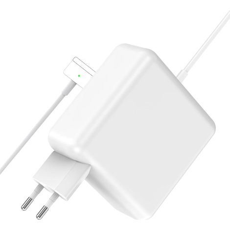 Chargeur Mac Book Pro 60W, Adaptateur Mag2 T-Tip, Fonction de Charge Rapide, Compatible avec Les modèles Mac Book Air 11 Pouces et 13 Pouces de 2012 à 2017,adapté aux modèles A1425,A1465,A1466,A1502 (1/5)