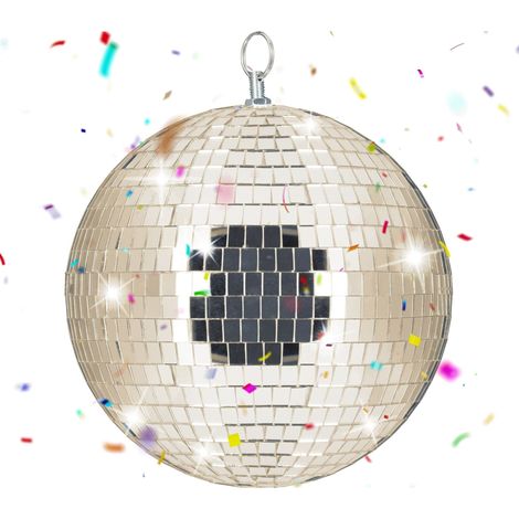Disco Ball 20 cm - Montaggio a soffitto, finitura a specchio