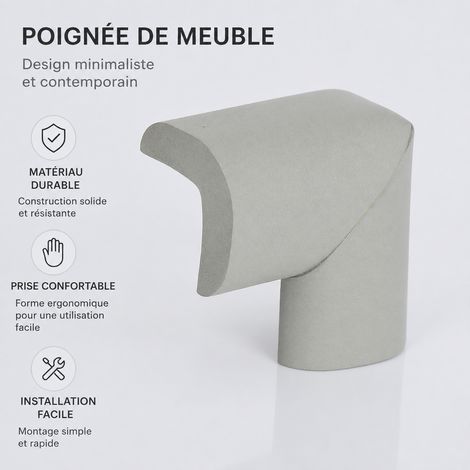 Protection d'angle en mousse pour coin de meuble et table gris gris 30 g – Livraison gratuite
