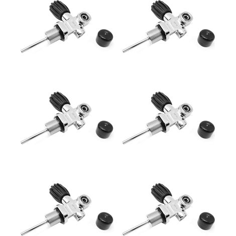 6X 3000Psi 250Bar 3/4-14NPS PlongéE sous-Marine RéServoir Valve Cylindre RéDucteur Valve (1/5)