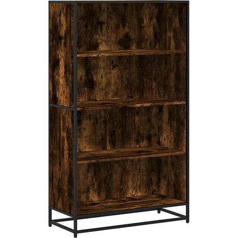 Maison Exclusive - Bücherregal Räuchereiche 80,5x35x139 cm Holzwe
