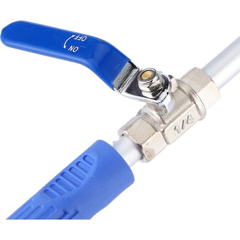 Hochdruck-Wasserpistole für die Autowäsche, Autowasch-Wasserpistole, Gartenschlauch, Düse, blaue Wasserpistole (1/5)