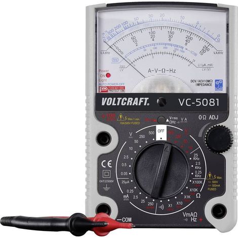 [NEUWERTIG] B-Ware Voltcraft Analog-Multimeter VC-5081 Hand-Multimeter Messgerät Multimeter Mess681 (1/2)