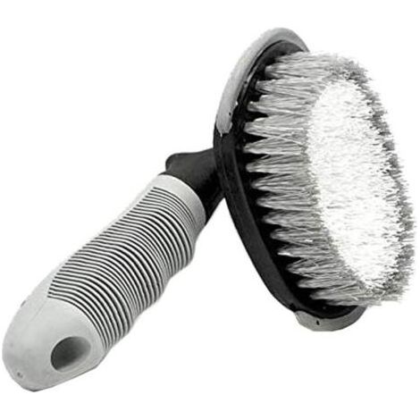 Brosse de nettoyage pour pneus de voiture et moto en forme de T en nylon doux anti-rayures (1/4)