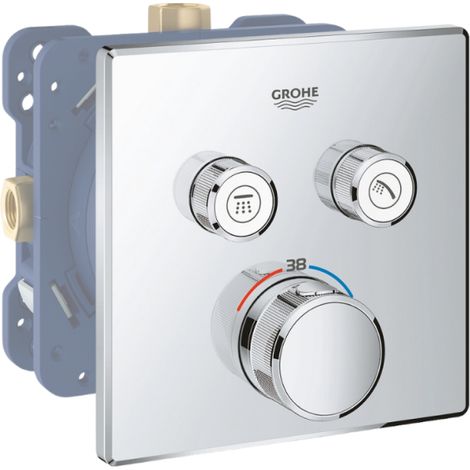 GROHE - Grohtherm SmartControl + Rapido SmartBox Mezclador empotrado Cuerpo empotrado