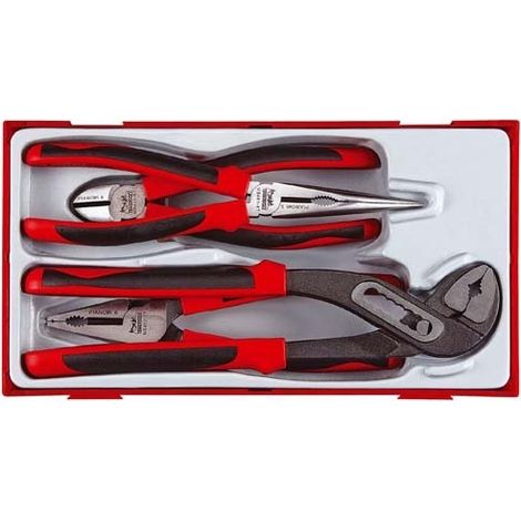 Juego de 4 alicates Mega Bite con mangos TENGTOOLS TT440-T