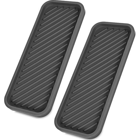 2 Pièces Porte-éponge Rectangulaire en Silicone, pour Évier (1/5)