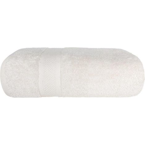 Asciugamano da bagno Leo 50x90 Crema Ecru 100% cotone 450g morbido (1/5)