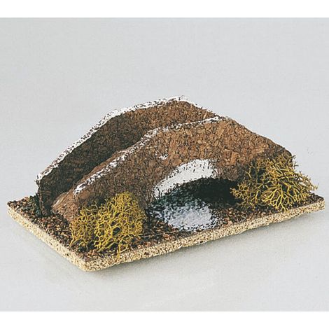 Brücke mit Teich 16 cm für Krippe