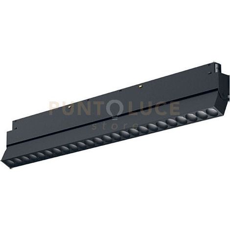 GFA1312-  MODULO LED ANTIABBAGLIAMENTO REGOLABILE PER BINARIO DOPPIA ACCENSIONE AD INCASTRO MAGNETICO PER BINARIO 48V 3000K 2103LM 24W 46,3CM NERO