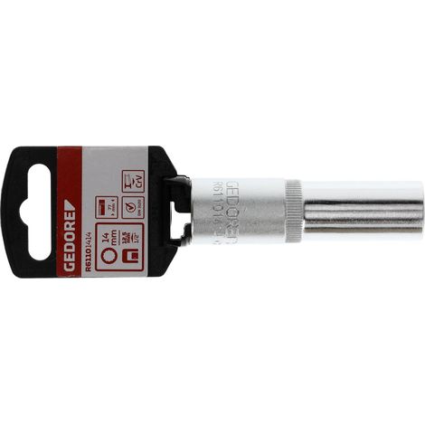 R61101414 Vaso para llave de vaso 1/2" 12 caras 14 mm longitud 77 mm (1/4)
