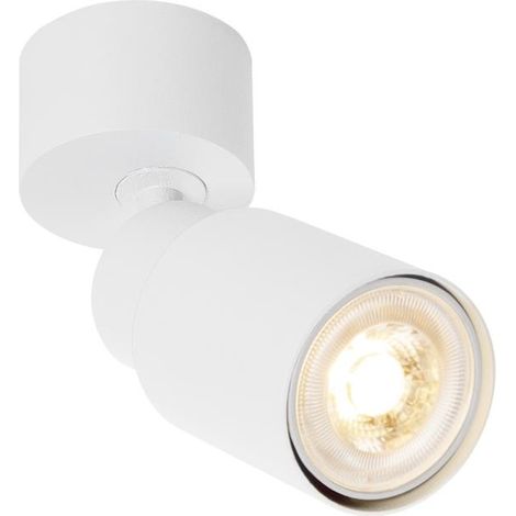 Applique et plafonnier PURI 2.0 Tube intérieur simple 6W GU10 blanc - SLV - 1008286