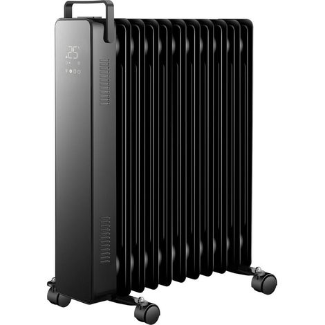 Volt Modell 11 Elektrischer Heizkörper schwarz 2500W Wi-Fi
