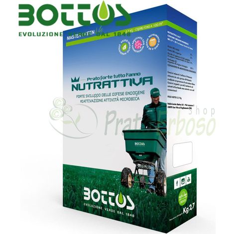 Nutrattiva 5-0-7- Fertilizzante per prato da 2,7 Kg