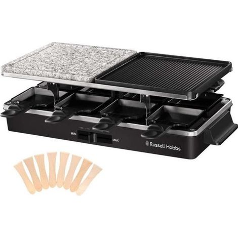 Russell Hobbs Multi Raclette 3 en 1 Noir 8 personnes (1/5)