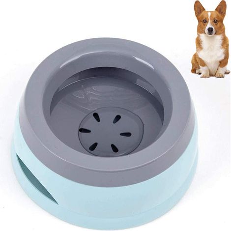 Bol Voiture pour Animaux Compagnie, Gamelle Anti Débordement Chiens, Anti Goutte Gamelle d'eau Chien, Bol d'eau Portable Amovible (1/5)