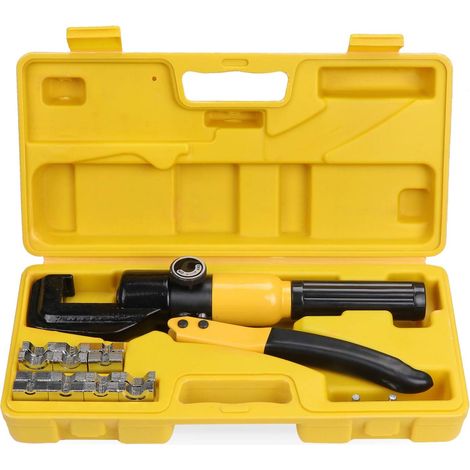 Hydraulic Crimping Tool, Hydraulic Crimping Manual, 10 Tons, 4-70 mm² (1/4)