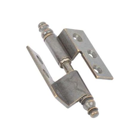 Cerniere Con Collo Canotto Liscio Ottone Bronzato Mm.40X40 Destra