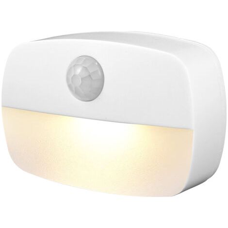Lampada LED per corridoi con sensore di movimento, alimentata a batteria, luce da camera montabile a parete, illuminazione intelligente (1/5)