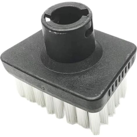 Spazzola per pulitore a vapore SC5 - Accessorio di ricambio stabile - Testina compatta da 53 mm x 40 mm per piastrelle - Materiale PP bianco (1/4)