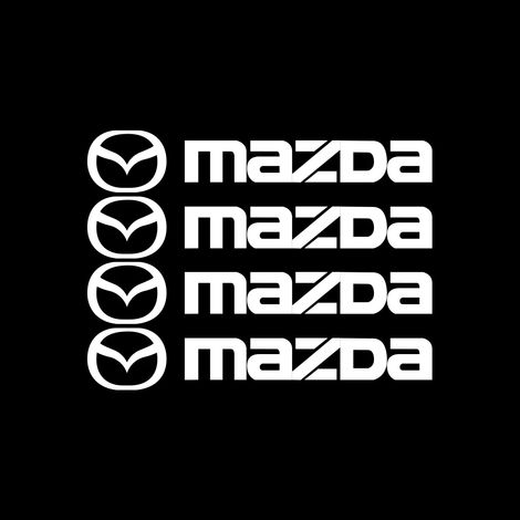 (Blanc argenté, 4 pièces) 4 autocollants décoratifs pour poignées de porte et rétroviseurs de voiture, compatibles avec Mazda Speed MS, Axela, Atenza, Demio 5, 6, CX-5, CX-8, MPS et CX-4 3. (1/4)
